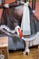 Coser@蠢沫沫 (chunmomo) Vol.041: 黑透明女仆 (44 photos) P18 No.af1f0e Image No. 29