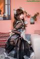 Coser@蠢沫沫 (chunmomo) Vol.041: 黑透明女仆 (44 photos) P3 No.e23779 Image No. 83