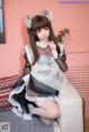 Coser@蠢沫沫 (chunmomo) Vol.041: 黑透明女仆 (44 photos) P16 No.3c19e9 Image No. 31